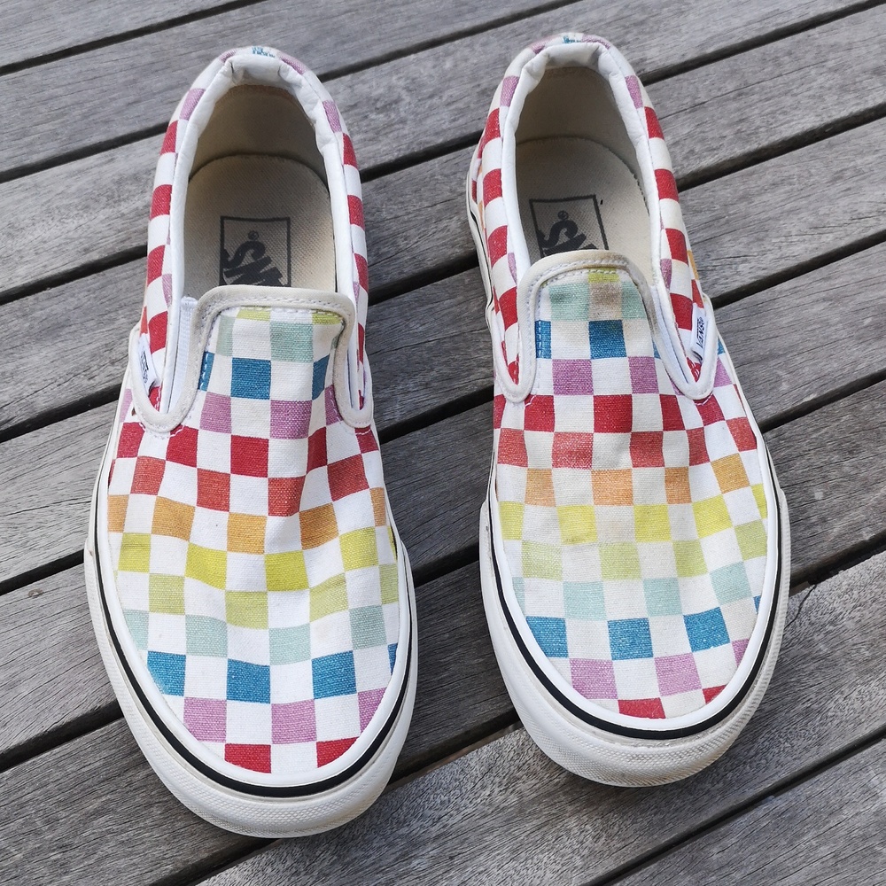 Vans checkerboard slip-ons
